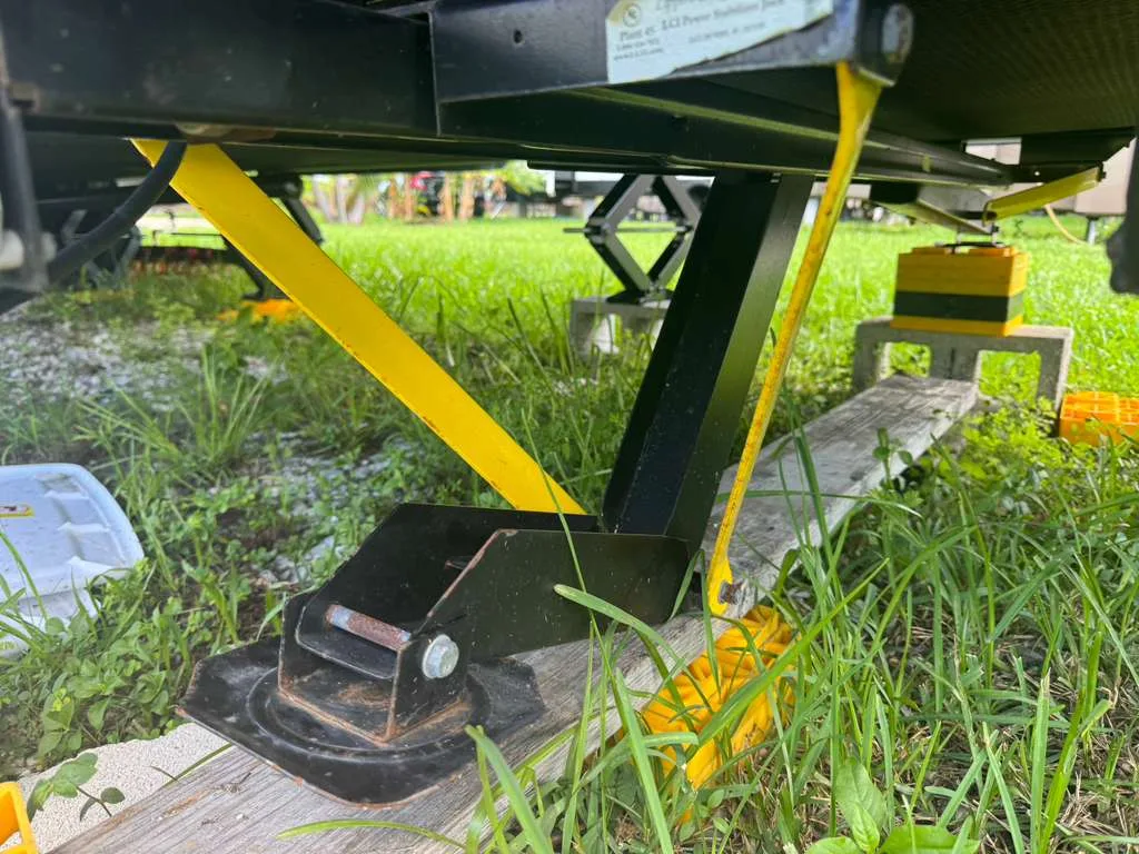 RV jack and leveling system